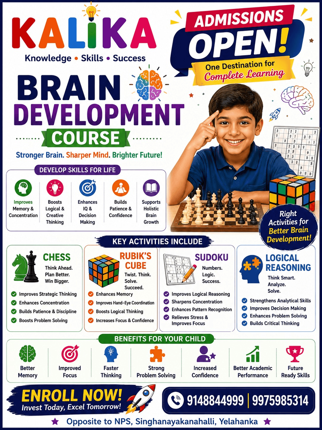 Brain Development Course Flyer